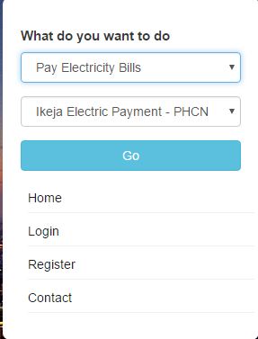 Electricity company payment online