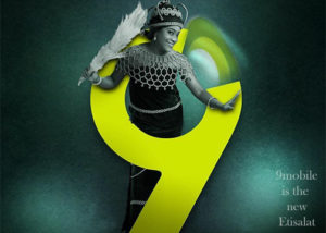 AN EDO WOMAN IN THE MIDDLE OF A NINE, OLD ETISALAT AND NEW 9MOBILE
