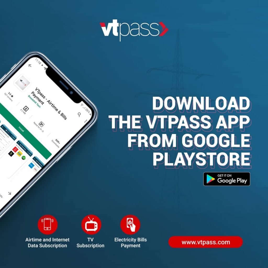 vtpass mobile app v2.0.2